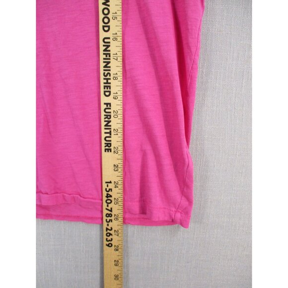J.Crew Slub Cotton Tee Pink V-Neck T-Shirt XXL - Picture 5 of 7